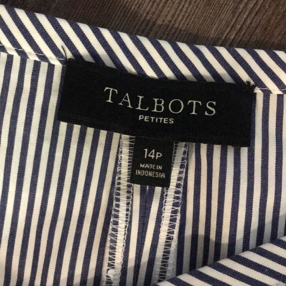 💙TALBOTS💙MIXED STRIPES A-LINE SKIRT💙 - Picture 5 of 5